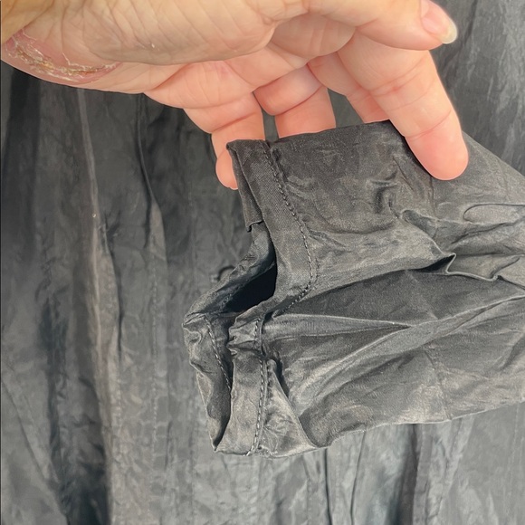 Cynthia Ashby "SAMPLE" Black Pintuck Taffeta Jacket Sz M - Picture 7 of 9